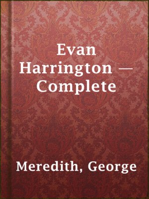 cover image of Evan Harrington — Complete